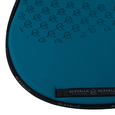 Tapis de saut en lycra avec grip en gel et dessous en fibre de bambou Acavallo Tapis de saut en lycra avec grip en gel et dessous en fibre de bambou Acavallo