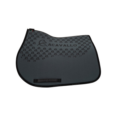 Tapis de saut en lycra avec grip en gel et dessous en fibre de bambou Acavallo Tapis de saut en lycra avec grip en gel et dessous en fibre de bambou Acavallo