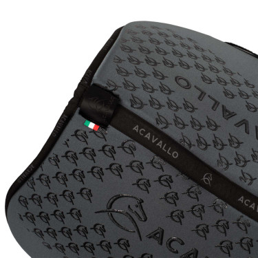 Tapis de saut en lycra avec grip en gel et dessous en fibre de bambou Acavallo Tapis de saut en lycra avec grip en gel et dessous en fibre de bambou Acavallo