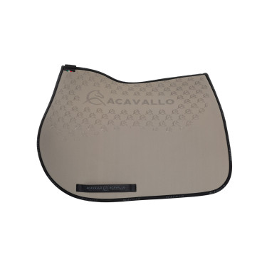 Tapis de saut en lycra avec grip en gel et dessous en fibre de bambou Acavallo Tapis de saut en lycra avec grip en gel et dessous en fibre de bambou Acavallo