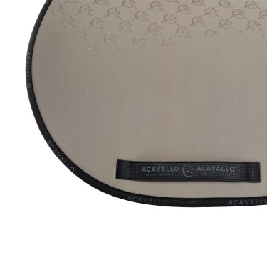 Tapis de saut en lycra avec grip en gel et dessous en fibre de bambou Acavallo Tapis de saut en lycra avec grip en gel et dessous en fibre de bambou Acavallo
