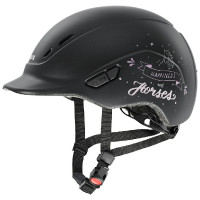 Casque Uvex Kidoxx Happy horse Noir mat