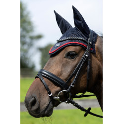 Bonnet anti-mouches Aruba HKM Bleu foncé Bonnet anti-mouches Aruba HKM Bleu foncé