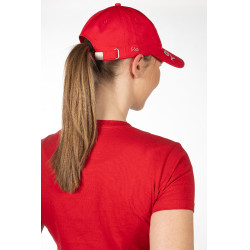 Casquette Derby HKM Magenta Rose