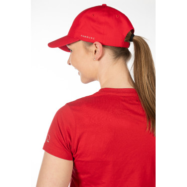 Casquette Derby HKM Magenta Rose