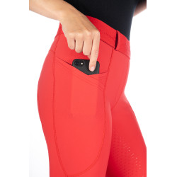 Legging Aruba fond 1/1 en silicone HKM Rouge