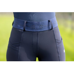 Legging Aruba fond 1/1 en silicone HKM Bleu foncé