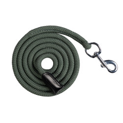 Longe Carlotta avec mousqueton HKM Kaki