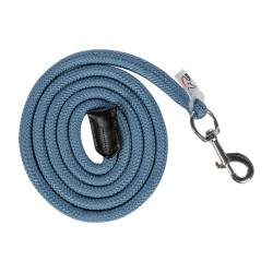 Longe Carlotta avec mousqueton HKM Bleu gris Longe Carlotta avec mousqueton HKM Bleu gris