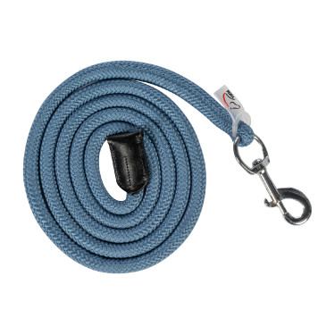 Longe Carlotta avec mousqueton HKM Bleu gris Longe Carlotta avec mousqueton HKM Bleu gris