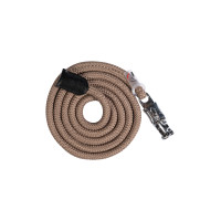 Longe Carlotta avec mousqueton anti-panique HKM Taupe Marron Longe Carlotta avec mousqueton anti-panique HKM Taupe Marron