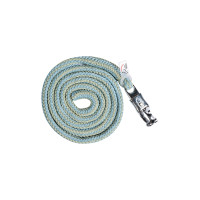Longe Catherine avec mousqueton anti-panique HKM Vert / bleu
