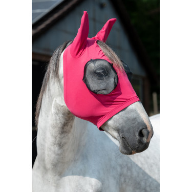 Masque anti-mouches Elastic HKM Magenta Rose Masque anti-mouches Elastic HKM Magenta Rose