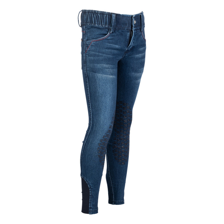 Pantalon enfant Aymee Denim basanes en silicone HKM