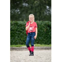 Pantalon enfant Aymee Denim basanes en silicone HKM Bleu foncé Pantalon enfant Aymee Denim basanes en silicone HKM Bleu foncé
