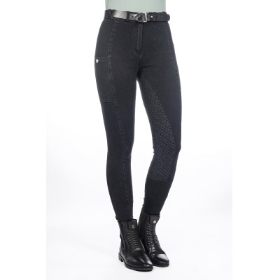 Pantalon femme Harbour Island Denim fond 1/1 en silicone HKM Noir