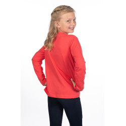 Polo à manches longues enfant Aymee HKM Rose