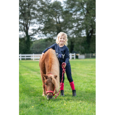 Polo à manches longues enfant Aymee HKM Bleu foncé