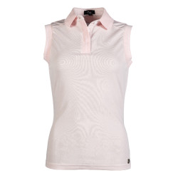 Polo femme Catherine sans manches HKM Rose clair Polo femme Catherine sans manches HKM Rose clair