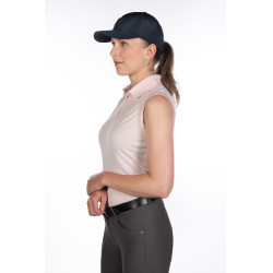 Polo femme Catherine sans manches HKM Rose clair Polo femme Catherine sans manches HKM Rose clair