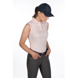 Polo femme Catherine sans manches HKM Rose clair Polo femme Catherine sans manches HKM Rose clair