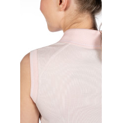 Polo femme Catherine sans manches HKM Rose clair Polo femme Catherine sans manches HKM Rose clair