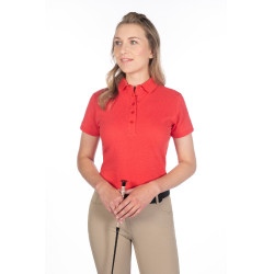 Polo femme Elisa HKM Rouge Polo femme Elisa HKM Rouge