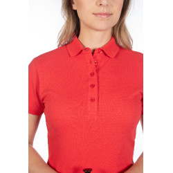 Polo femme Elisa HKM Rouge Polo femme Elisa HKM Rouge
