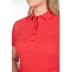 Polo femme Elisa HKM Rouge Polo femme Elisa HKM Rouge