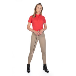 Polo femme Elisa HKM Rouge Polo femme Elisa HKM Rouge