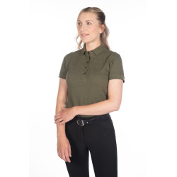 Polo femme Elisa HKM Kaki Polo femme Elisa HKM Kaki