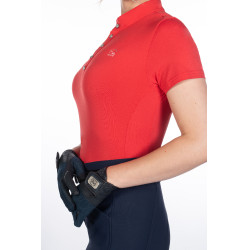 T-shirt fonctionnel femme Aruba manches courtes HKM Rouge