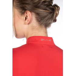 T-shirt fonctionnel femme Aruba manches courtes HKM Rouge