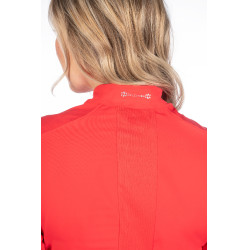 T-shirt fonctionnel femme Aruba manches longues HKM Rouge T-shirt fonctionnel femme Aruba manches longues HKM Rouge