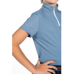 T-shirt fonctionnel enfant Aymee HKM Bleu gris