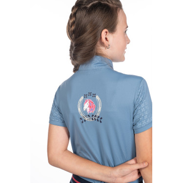 T-shirt fonctionnel enfant Aymee HKM Bleu gris