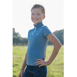T-shirt fonctionnel enfant Aymee HKM Bleu gris