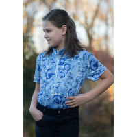 T-shirt fonctionnel Charlotte Kids HKM Bleu foncé / bleu clair T-shirt fonctionnel Charlotte Kids HKM Bleu foncé / bleu clair