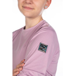 T-shirt fonctionnel enfant Hailey HKM Lilas clair Rose
