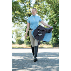 T-shirt fonctionnel femme Nashville HKM Bleu clair