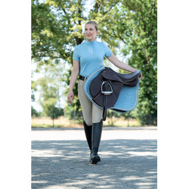 T-shirt fonctionnel femme Nashville HKM Bleu clair