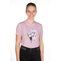 T-Shirt enfant Hailey HKM Lilas clair Rose T-Shirt enfant Hailey HKM Lilas clair Rose