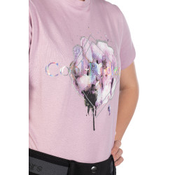 T-Shirt enfant Hailey HKM Lilas clair Rose T-Shirt enfant Hailey HKM Lilas clair Rose
