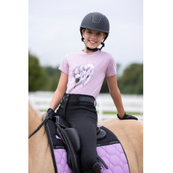 T-Shirt enfant Hailey HKM Lilas clair Rose T-Shirt enfant Hailey HKM Lilas clair Rose