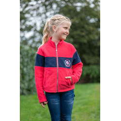 Veste en polaire enfant Aymee HKM Rose Veste en polaire enfant Aymee HKM Rose