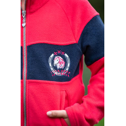 Veste en polaire enfant Aymee HKM Rose Veste en polaire enfant Aymee HKM Rose