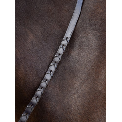 Rênes tressées LeMieux Marron / argent