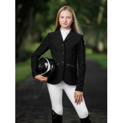 Veste de concours LeMieux Junior Pro Noir Veste de concours LeMieux Junior Pro Noir