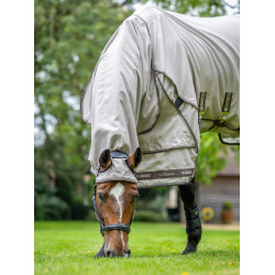 Couverture anti-mouches LeMieux Kudos Sweet Itch Stone Gris