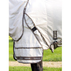 Couverture anti-mouches LeMieux Kudos Sweet Itch Stone Gris